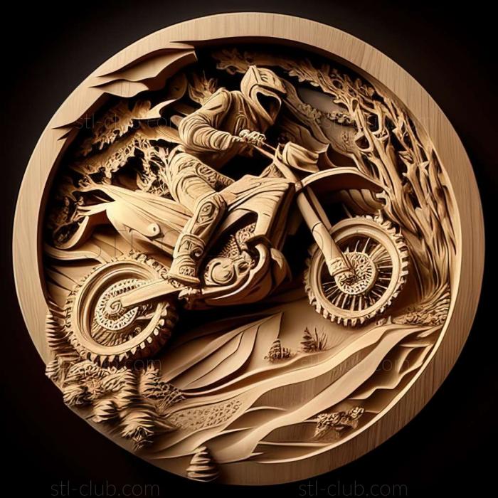 3D модель Yamaha WR250F (STL)